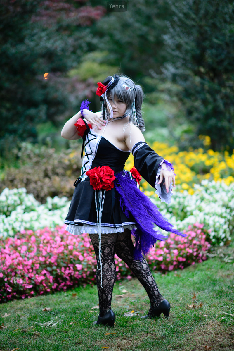 Ranko with Flowers Behind
