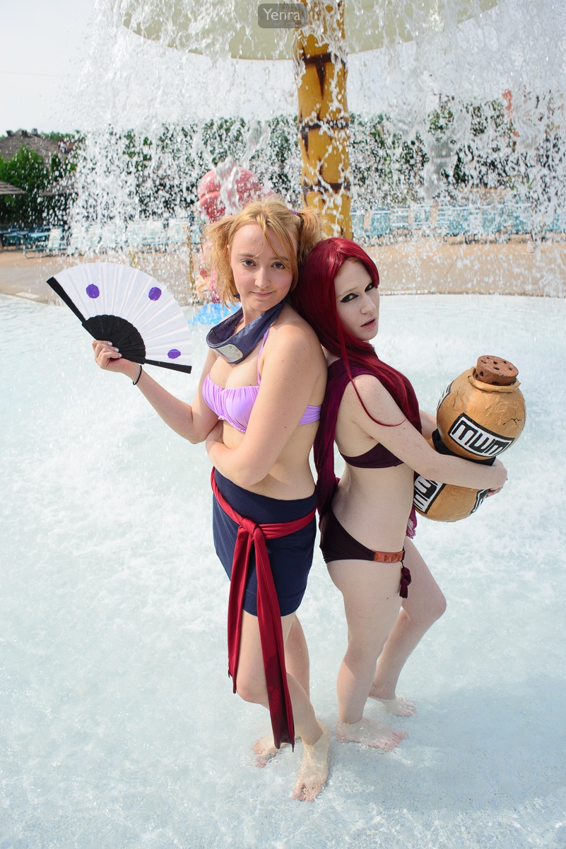 Temari and Gaara (Genderbent), Swimsuit, Naruto