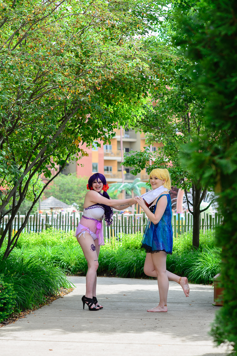 Nozomi and Eli, Love Live August Swimsuit Set