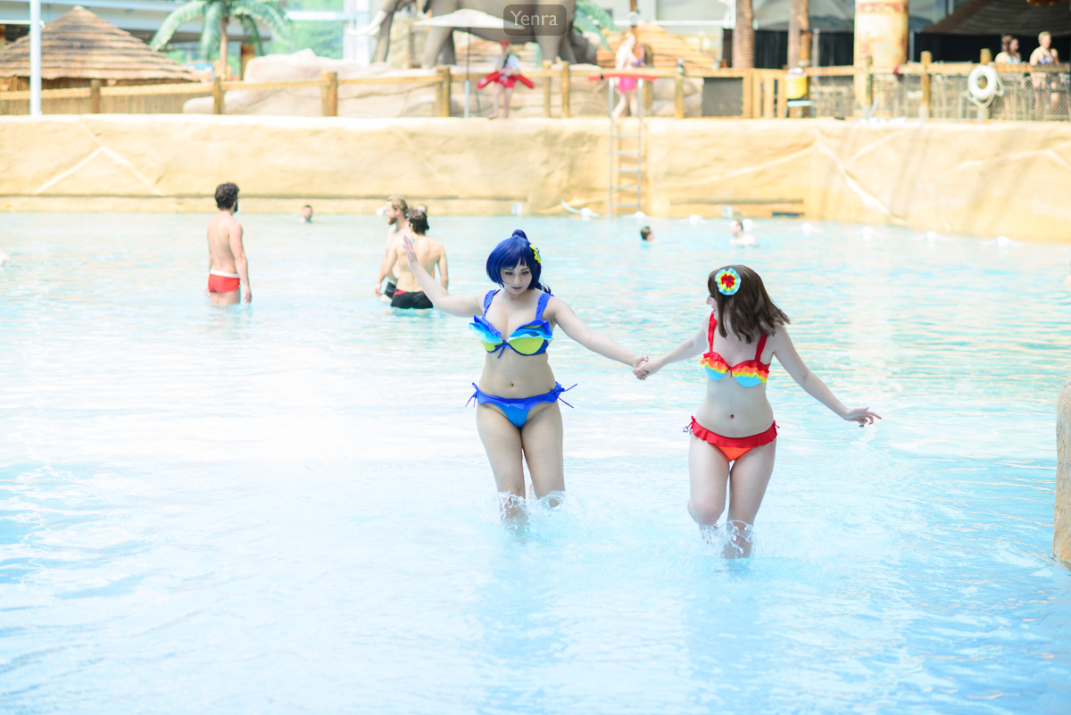 Chihaya Kisaragi and Haruka Amami, Vivid Bikini