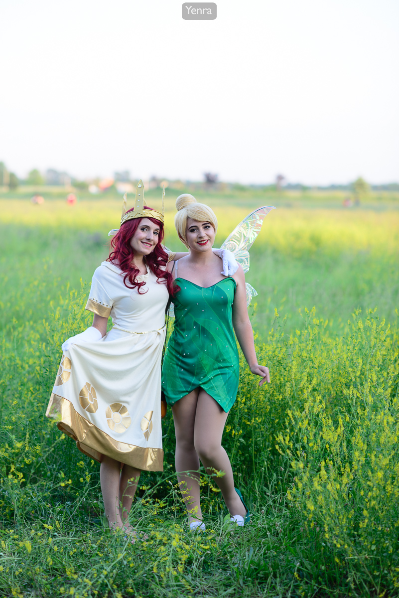 Aurora and Tinker Bell