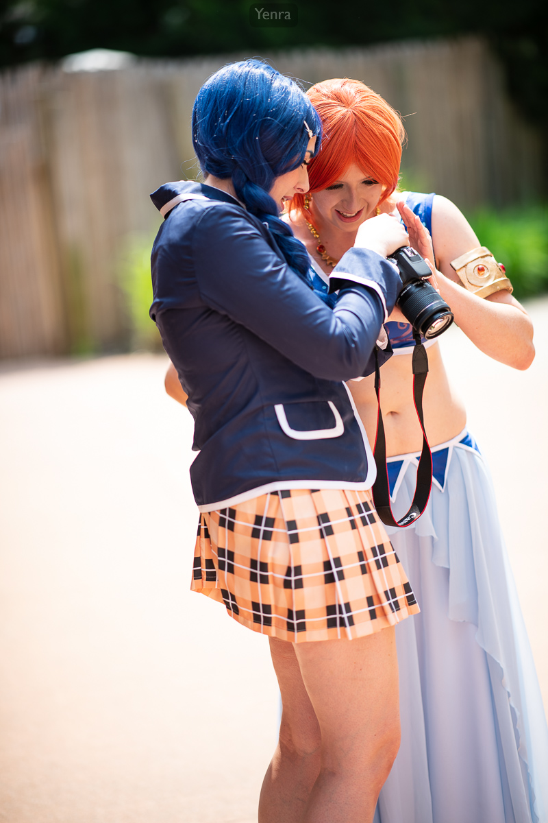 Megumi (Food Wars) and Nami (One Piece)