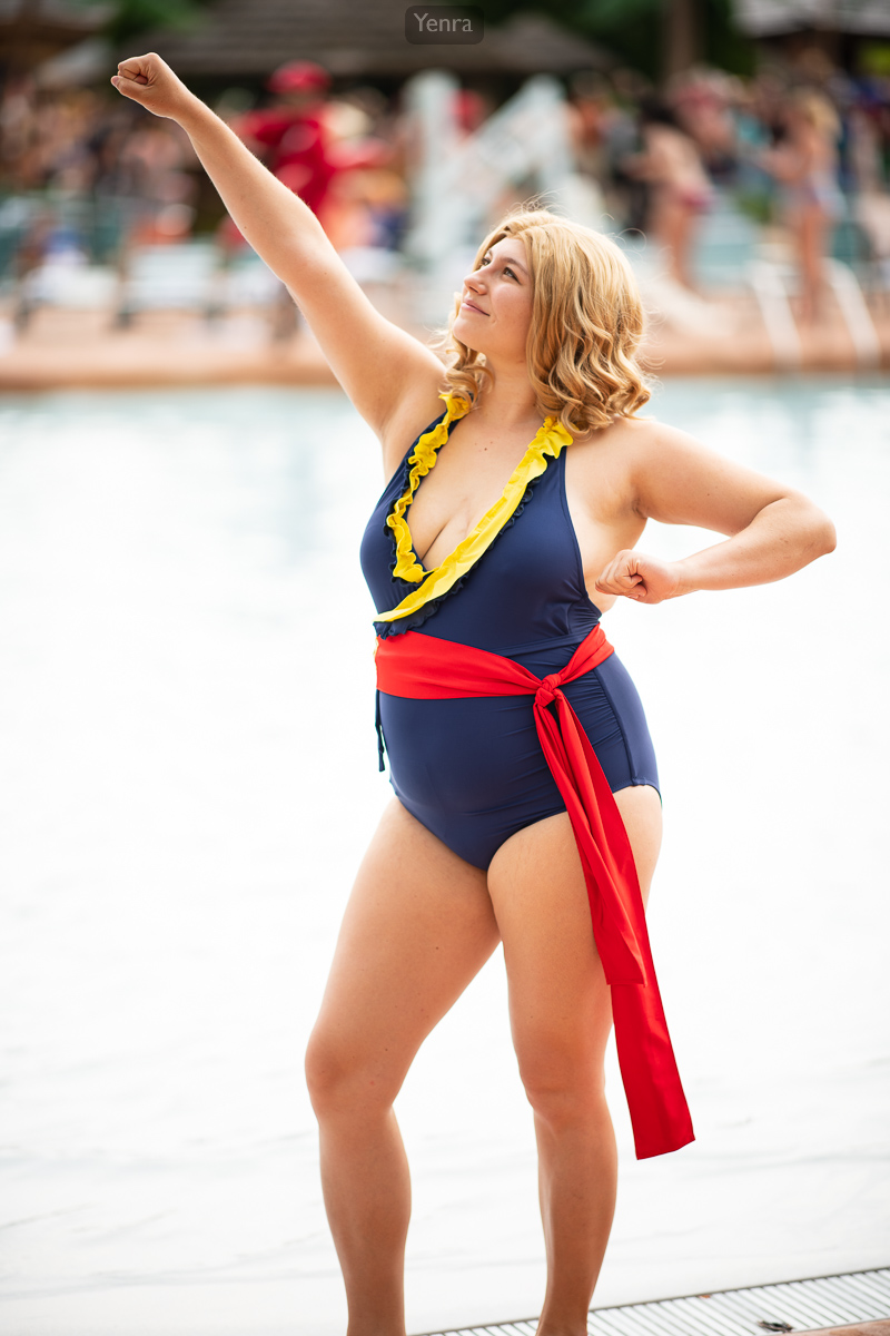 Swimsuit Captain Marvel