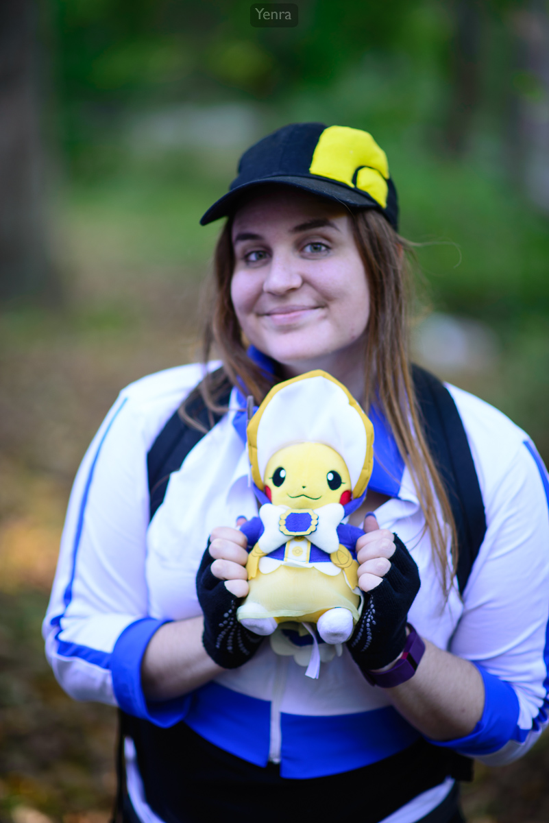 Holding Baby Pikachu