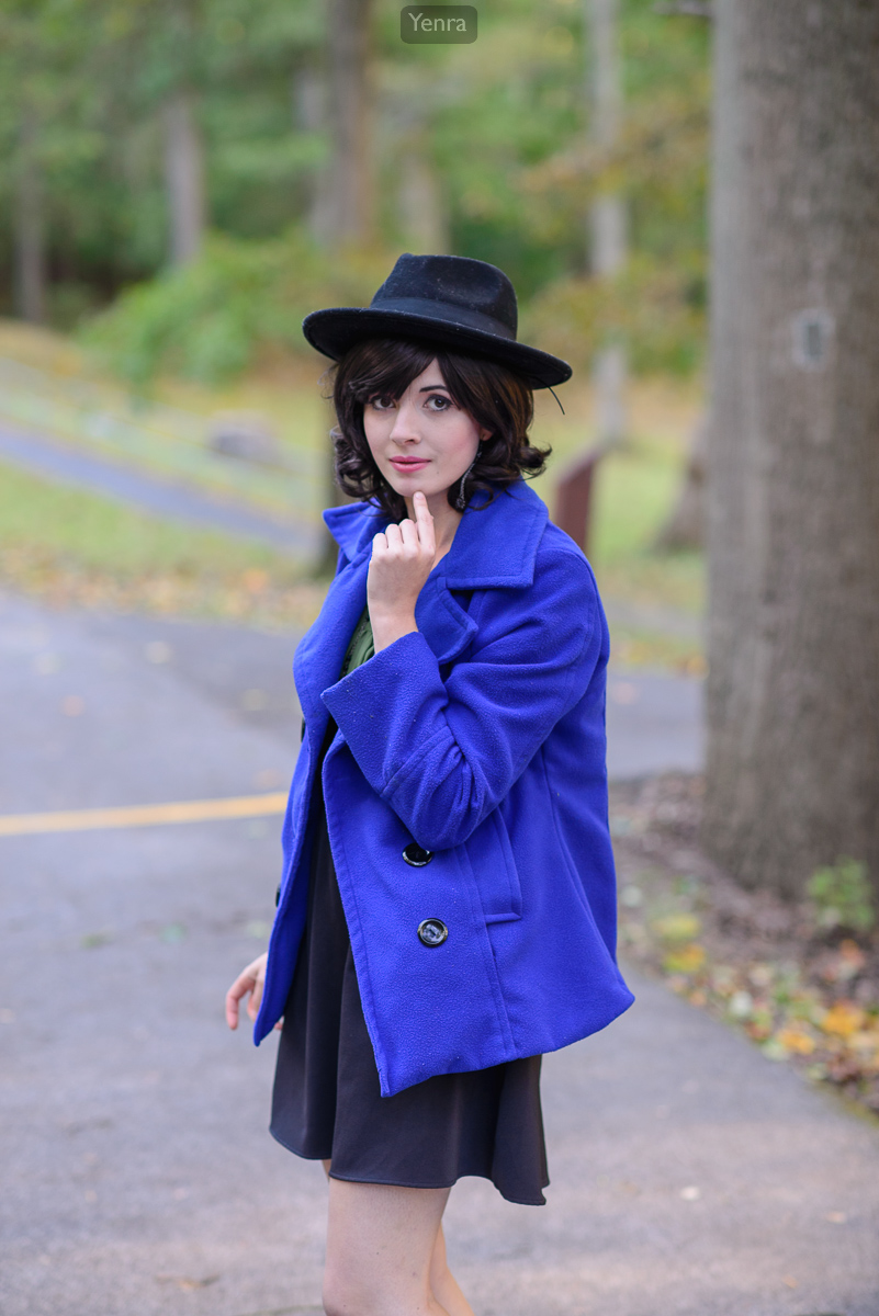 Blue Jacket and Black Hat