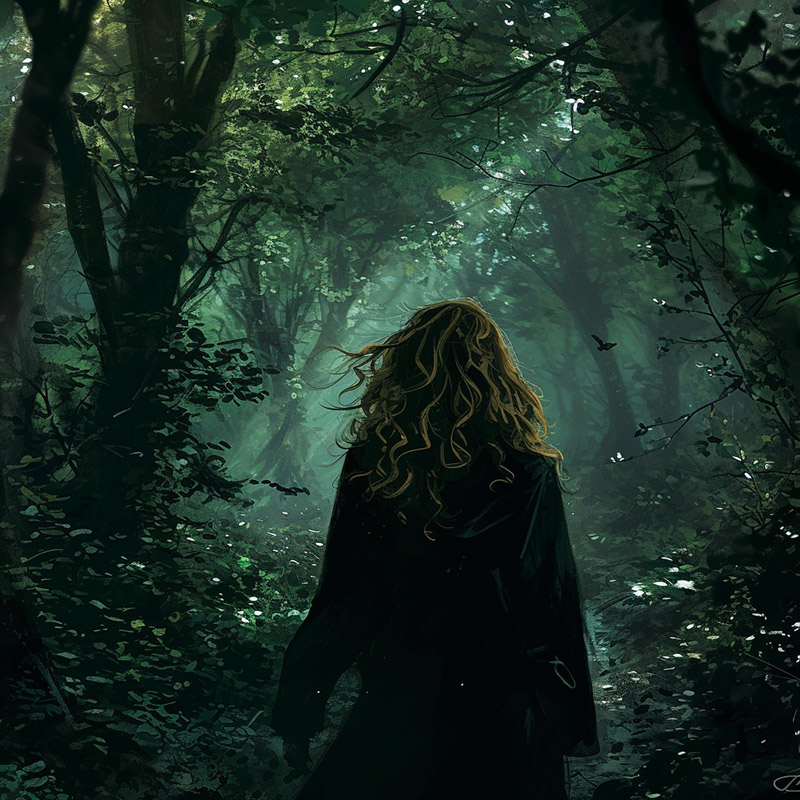 Hermione in the Forbidden Forest