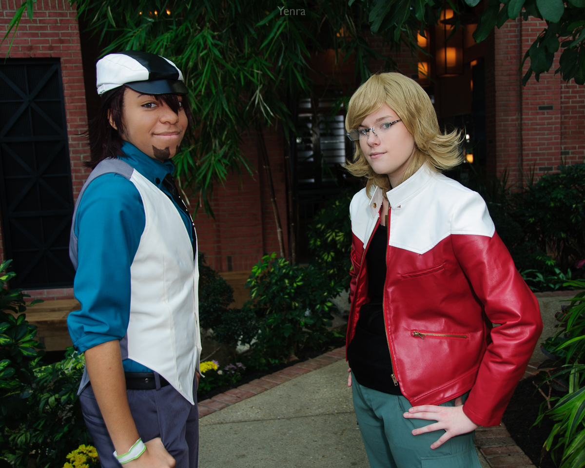Kotetsu and Barnaby from Tiger and Bunny