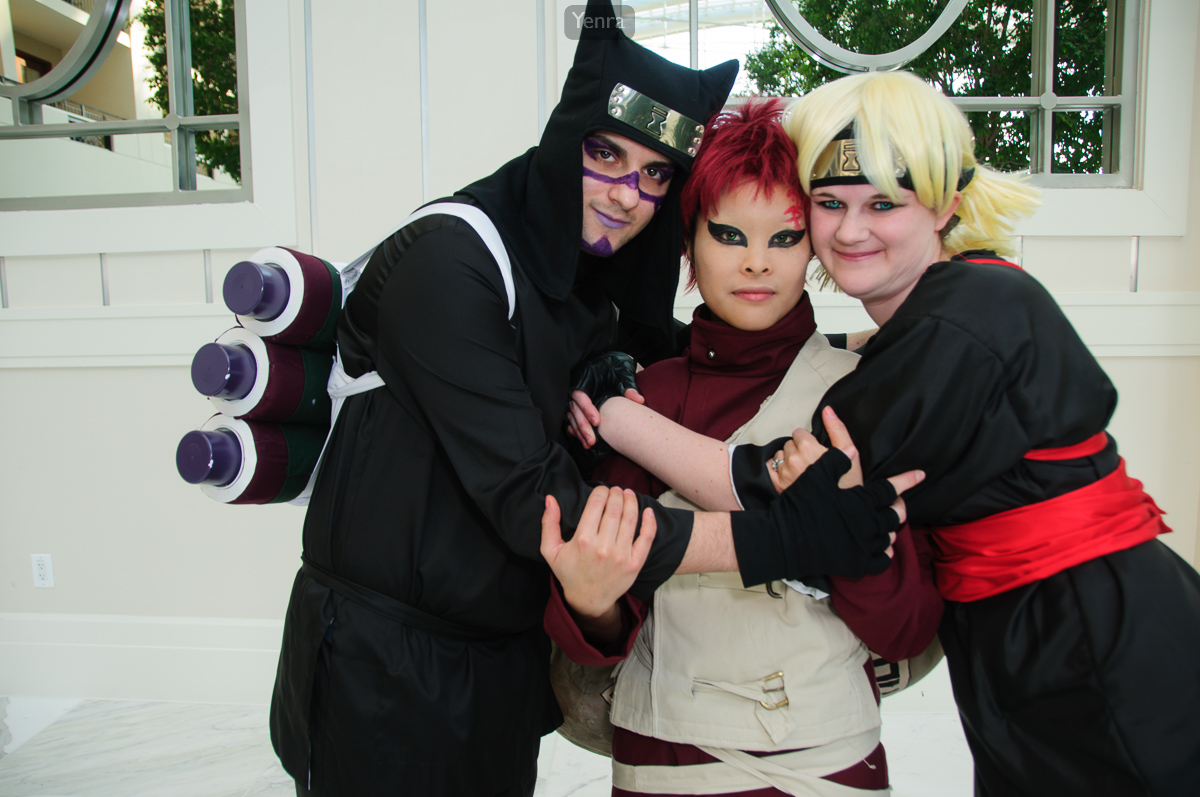 Kankuro, Gaara, and Temari, Naruto