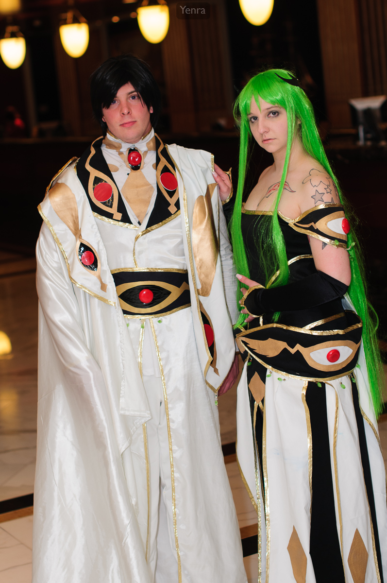 Empress and Emperor C.C and Lelouch