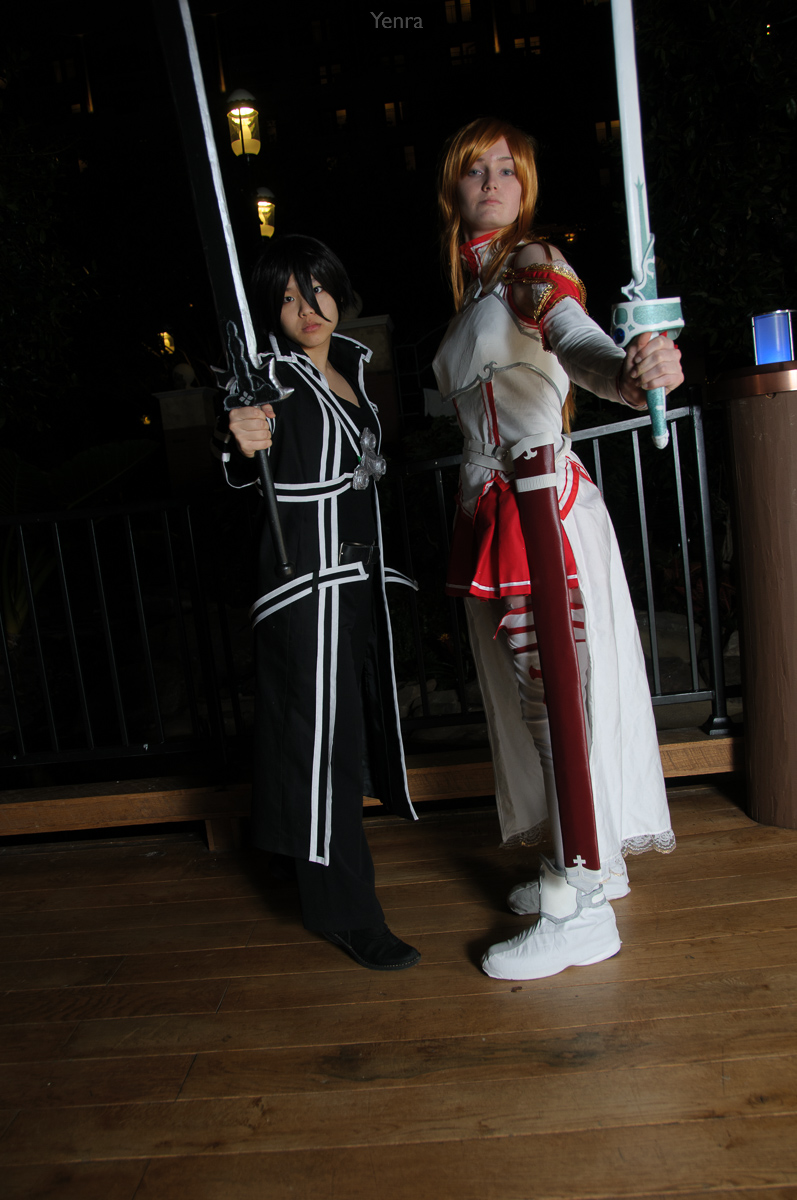 Kirito and Asuna from Sword Art Online