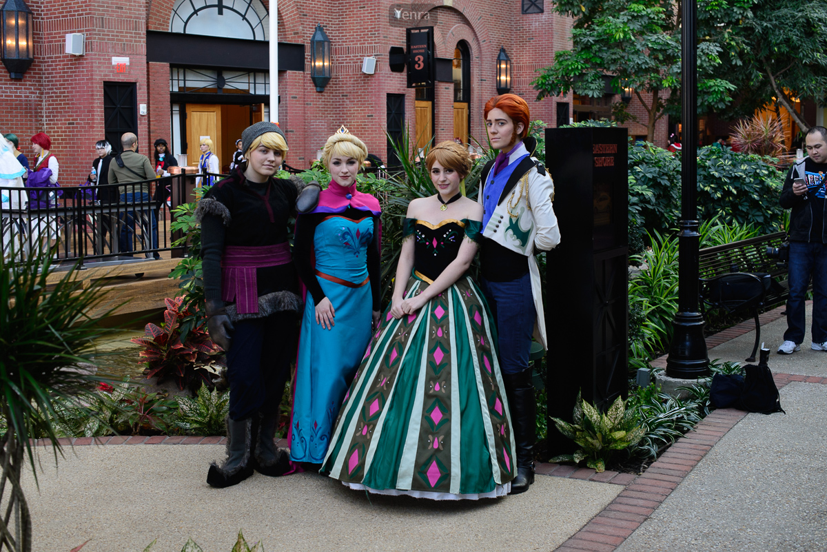 Kristoff, Elsa, Anna, and Hans, Frozen