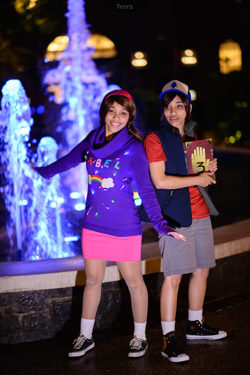 Mabel and Dipper Pines from Gravity Falls