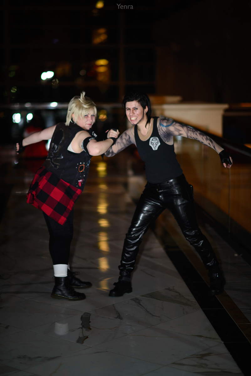 Prompto and Gladiolus from Final Fantasy