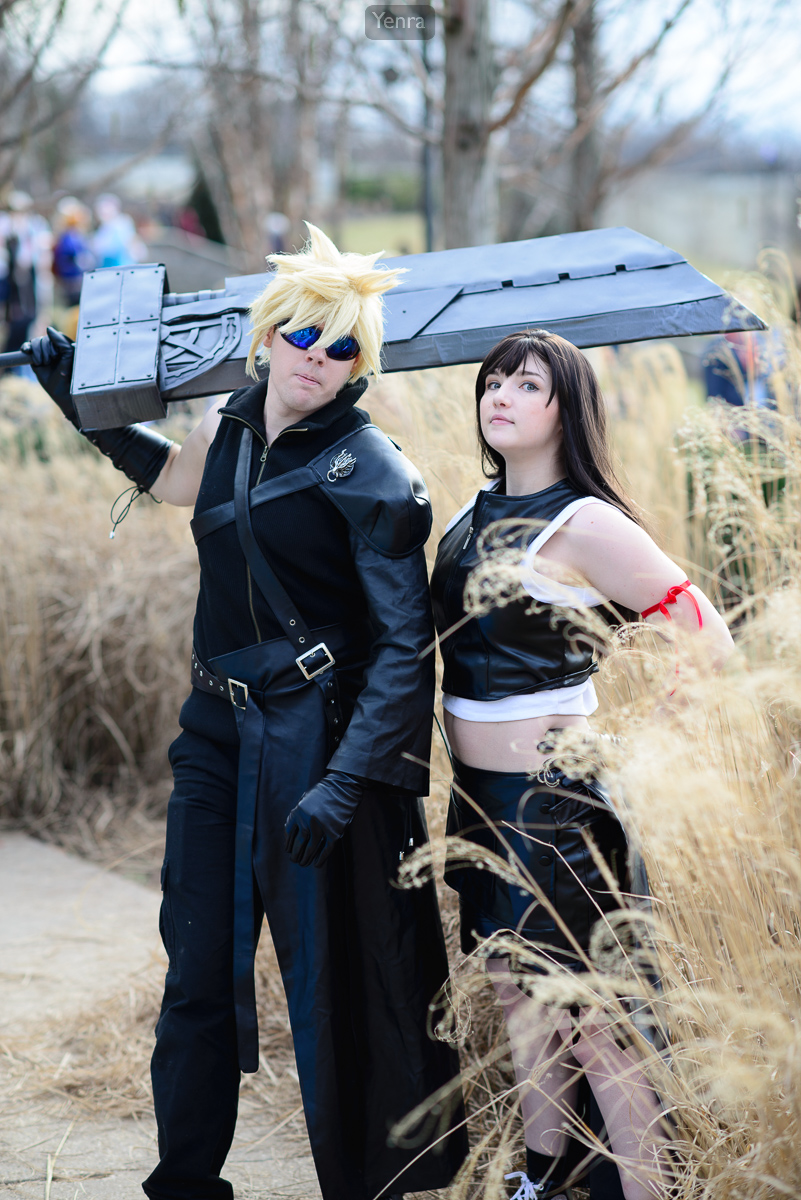 Cloud and Tifa from Final Fantasy