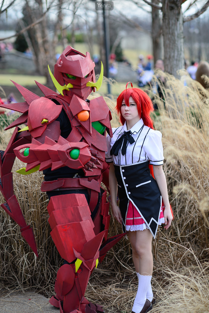 Issei Hyoudou and Rias Gremory from High School DxD