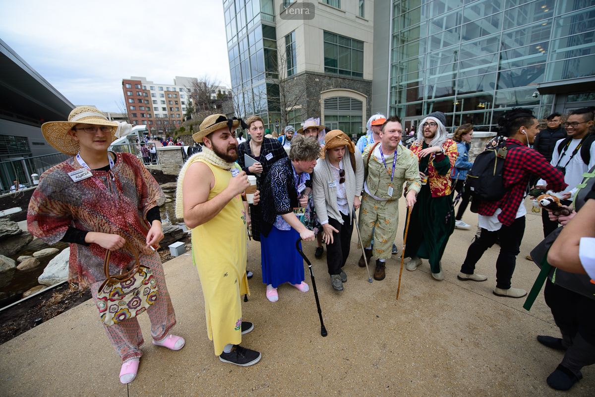 Old Women Cosplay Group