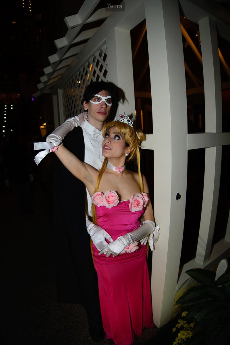 Formal Usagi Tsukino and Mamoru Chiba, Sailor Moon and Tuxedo Mask