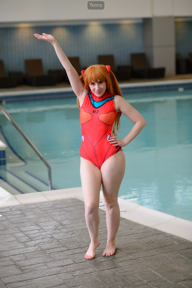 Swimsuit Plugsuit Asuka from Neon Gensis Evangelion