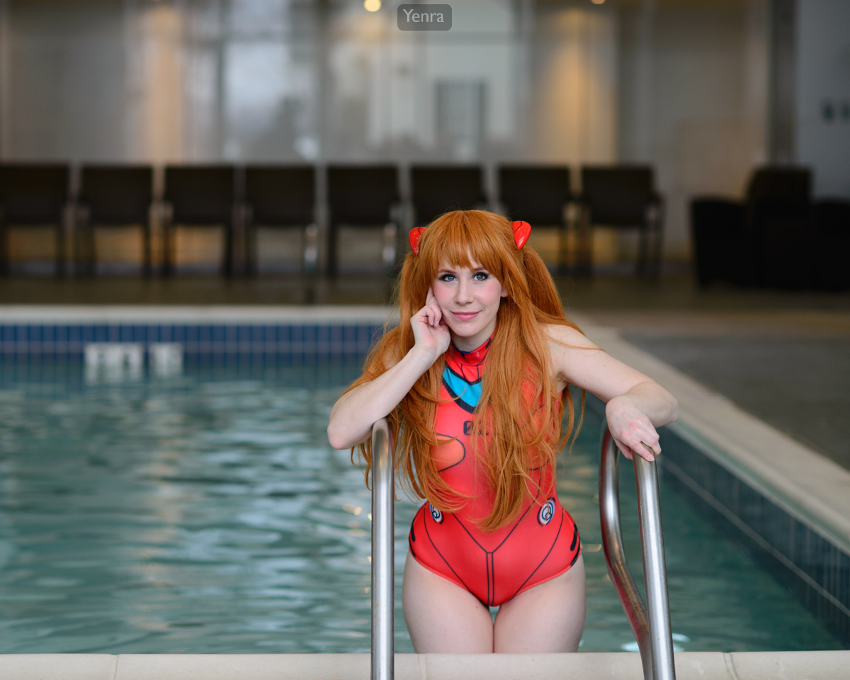 Asuka in Natural Light by Pool