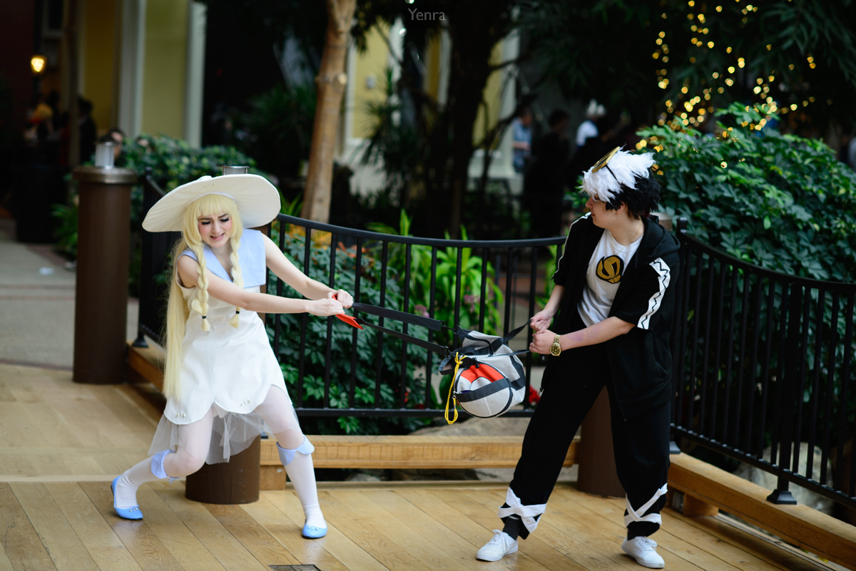Lillie and Guzma from Pokemon