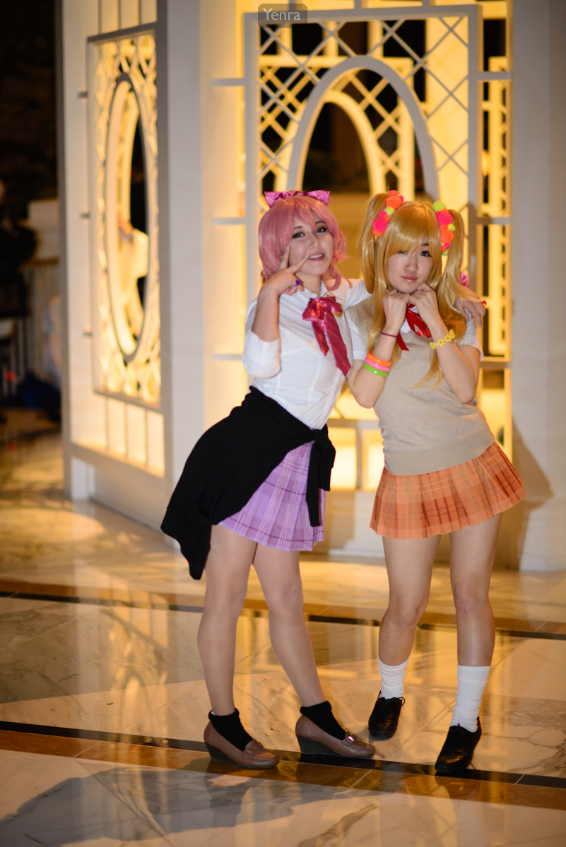 Mika and Rika Jougasaki from Idolmaster Cinderella Girls