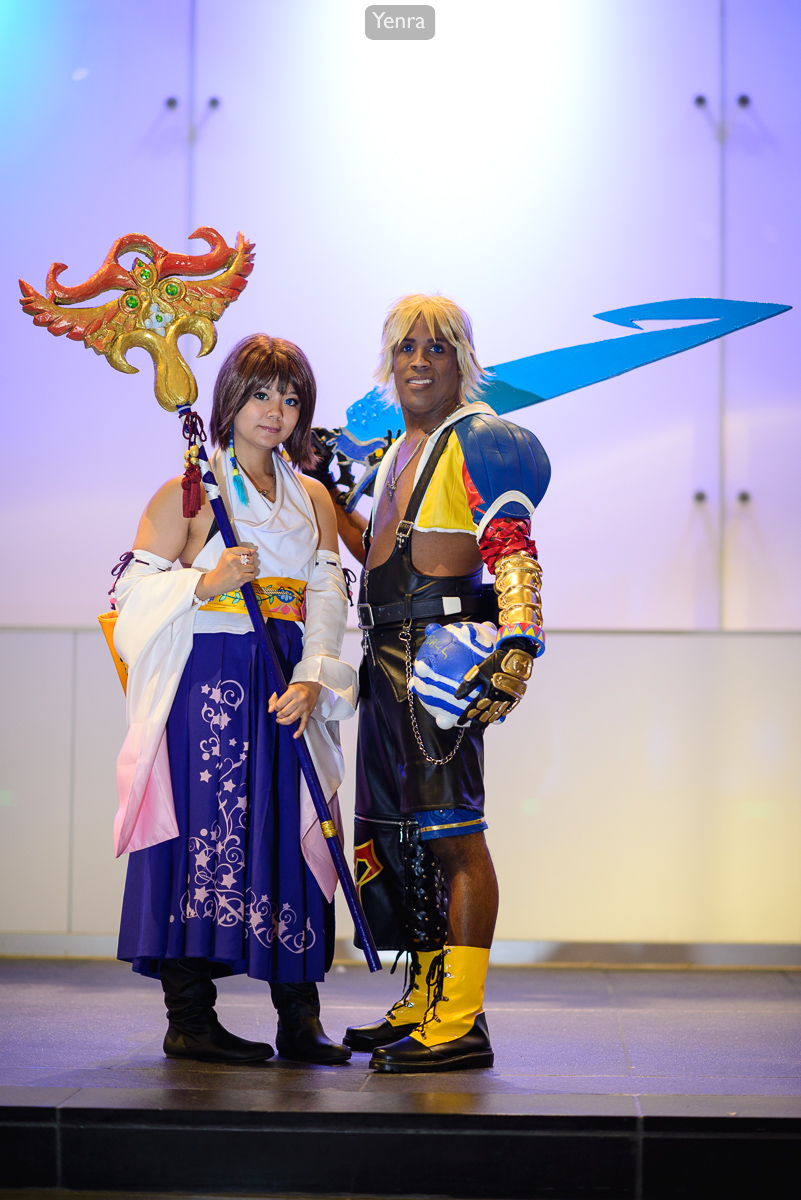 Yuna and Tidus from Final Fantasy X