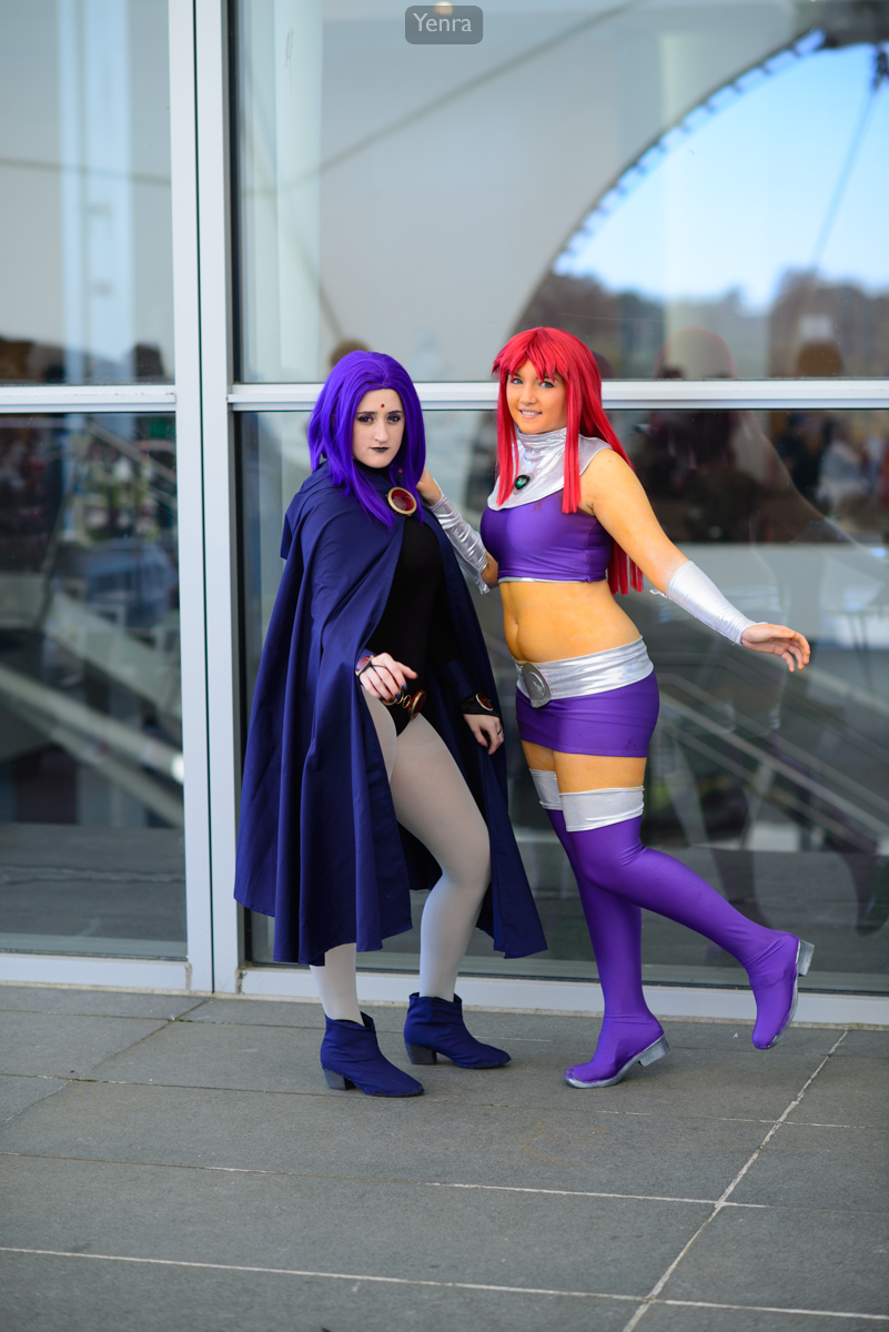 Raven and Starfire from Teen Titans