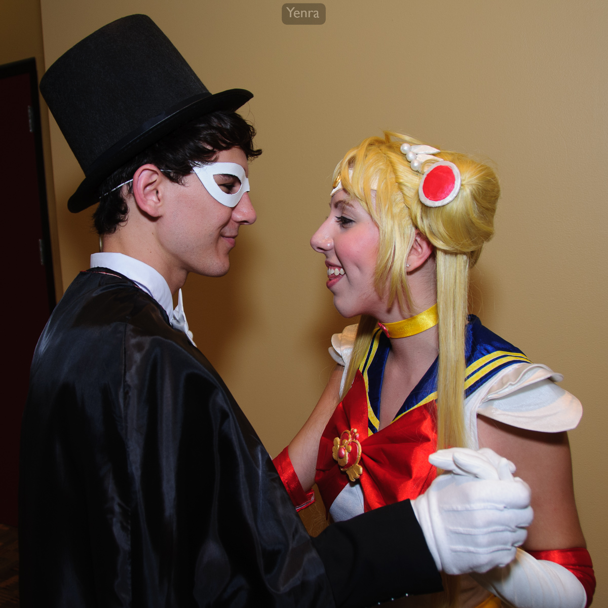 Tuxedo Mask and Sailor Moon