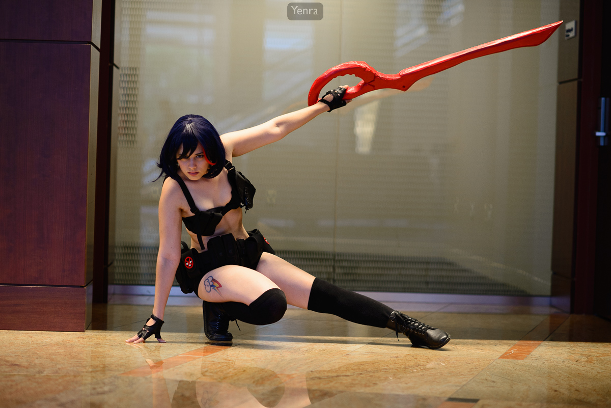 Ryuko Matoi and her Scissor Blade from Kill la Kill