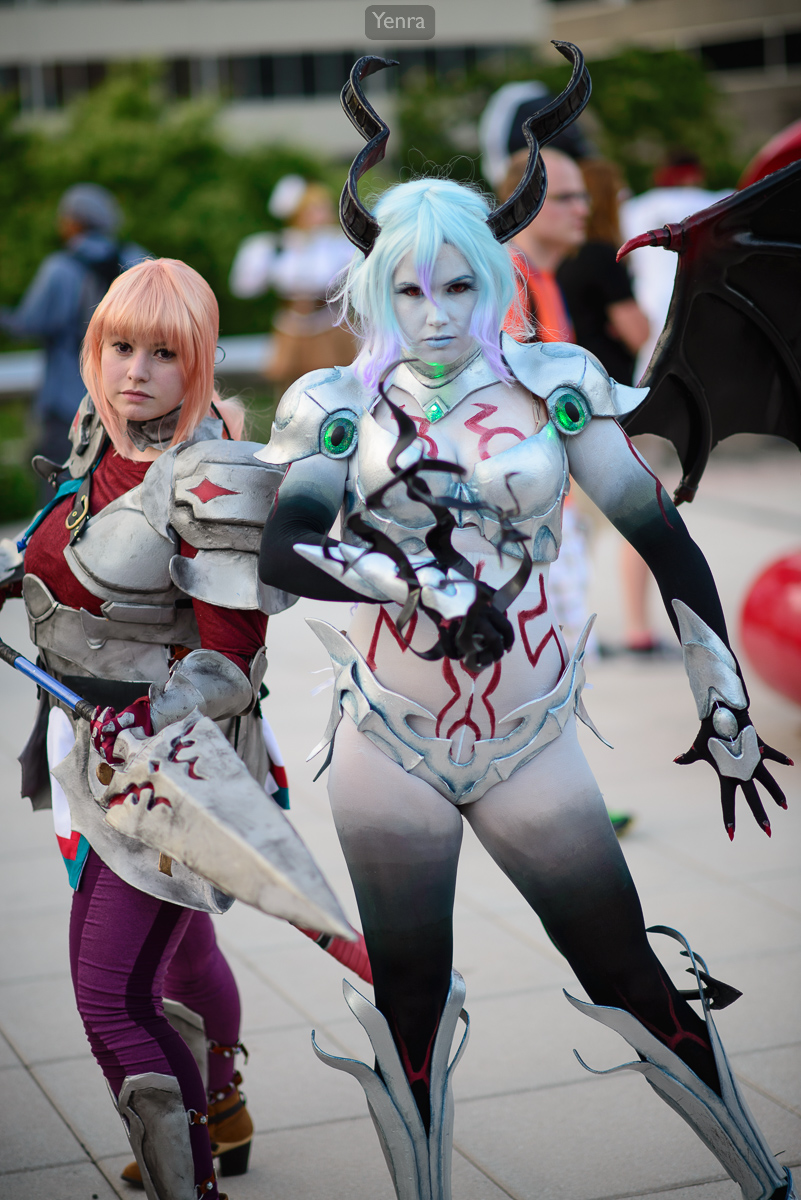 Jeanne and Amira from Rage of Bahamut: Genesis