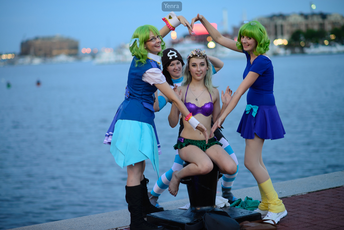 Suzuko, Ariel Swimsuit, Team Aqua Grunt, and Suzuko