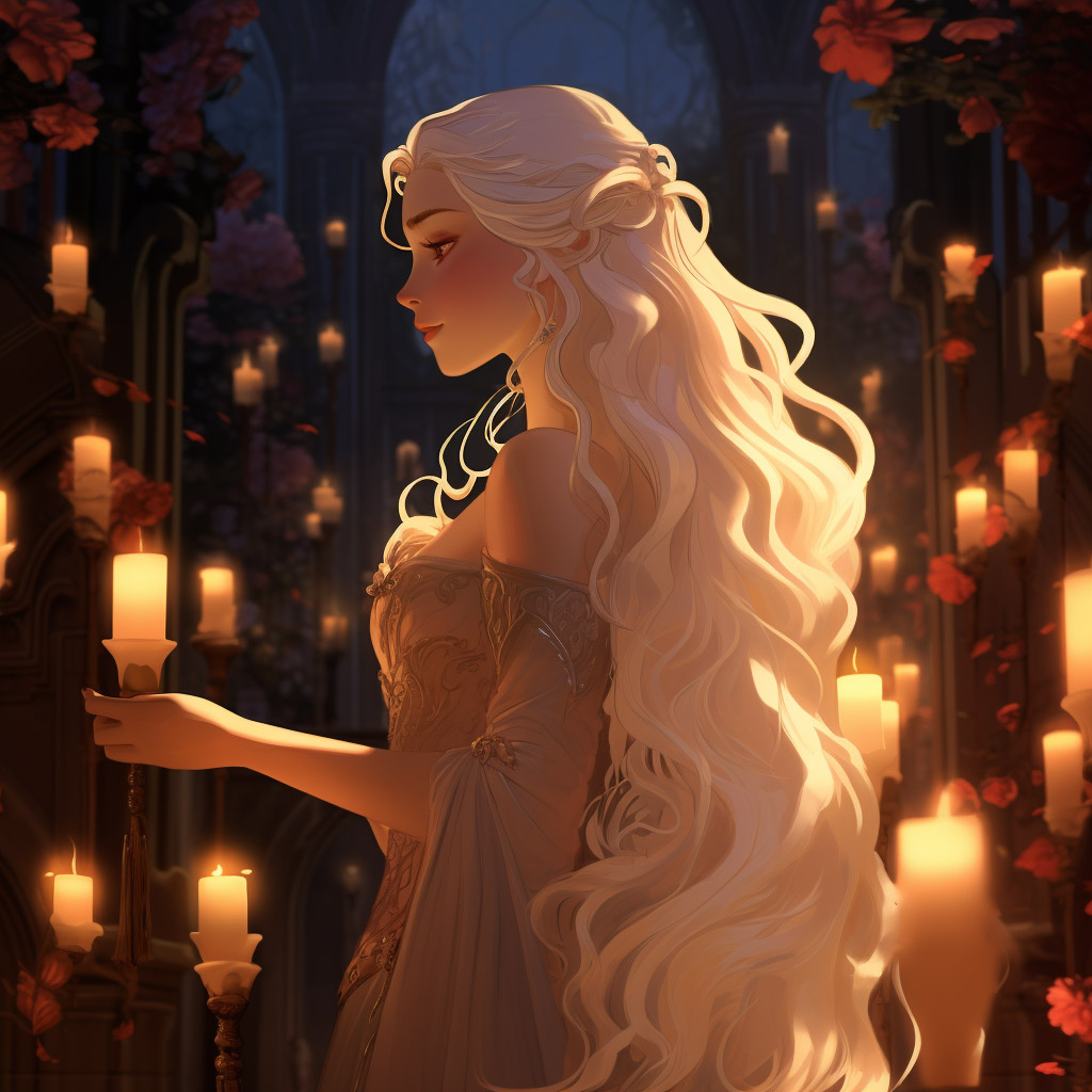 Lady Almathea candlelight