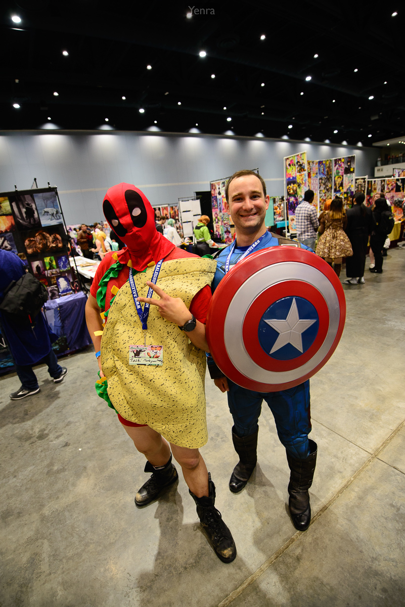 Taco Deadpool and Captain America