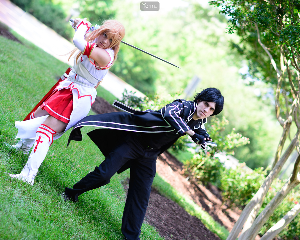Asuna and Kirito, Sword Art Online