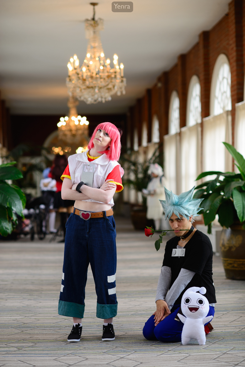 Beauty and Gasser Cosplayers