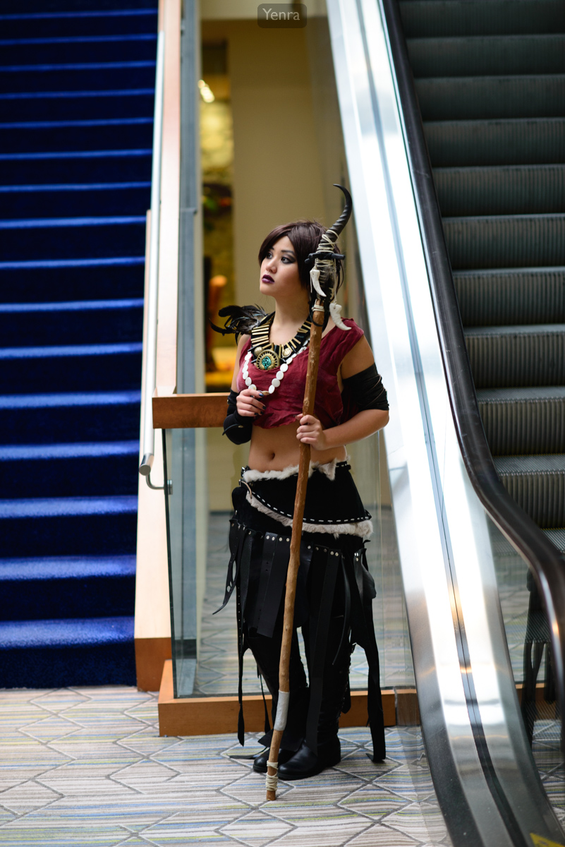 Morrigan by Stairs