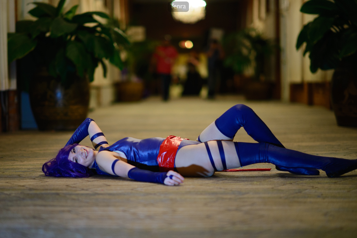 Psylocke Lying Down
