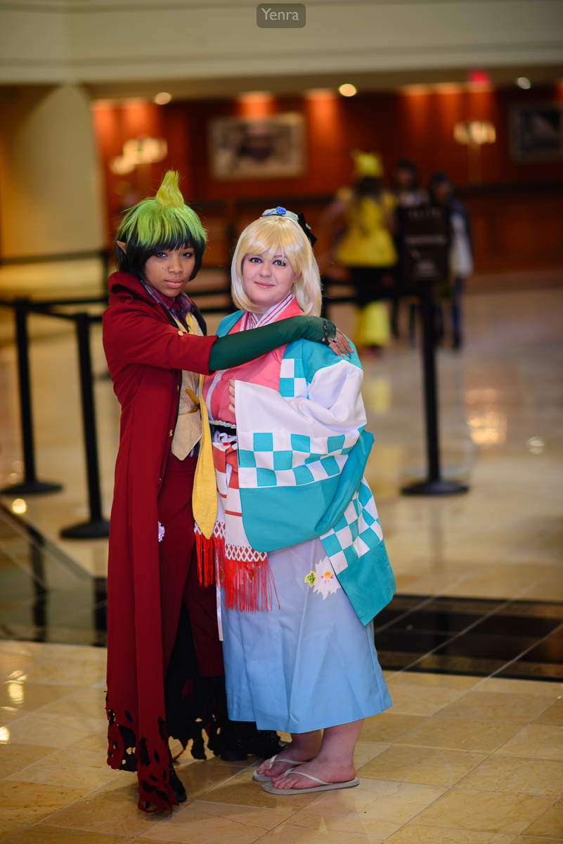 Amaimon and Shiemi from Blue Exorcist