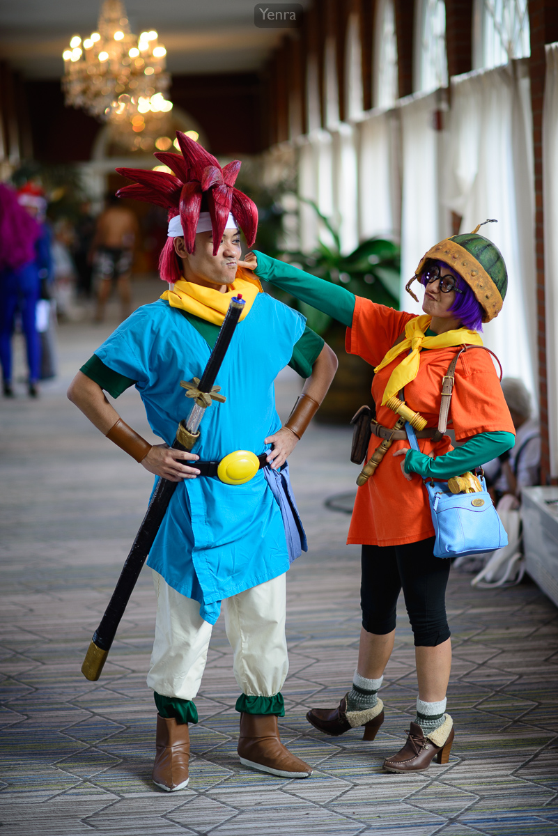 Chrono and Lucca from Chrono Trigger