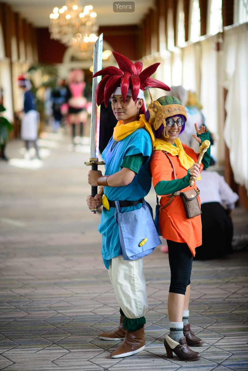 Chrono and Lucca from Chrono Trigger