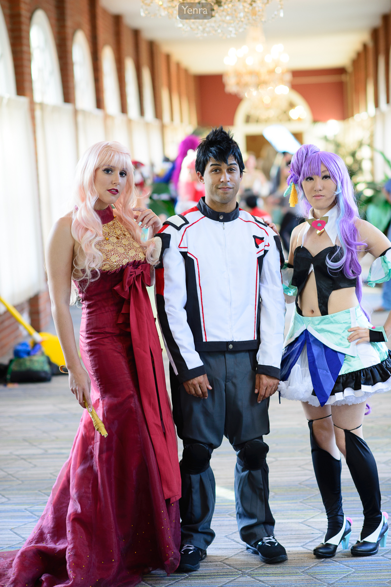 Messer from Macross Delta with Sheryl Nome and Mikumo