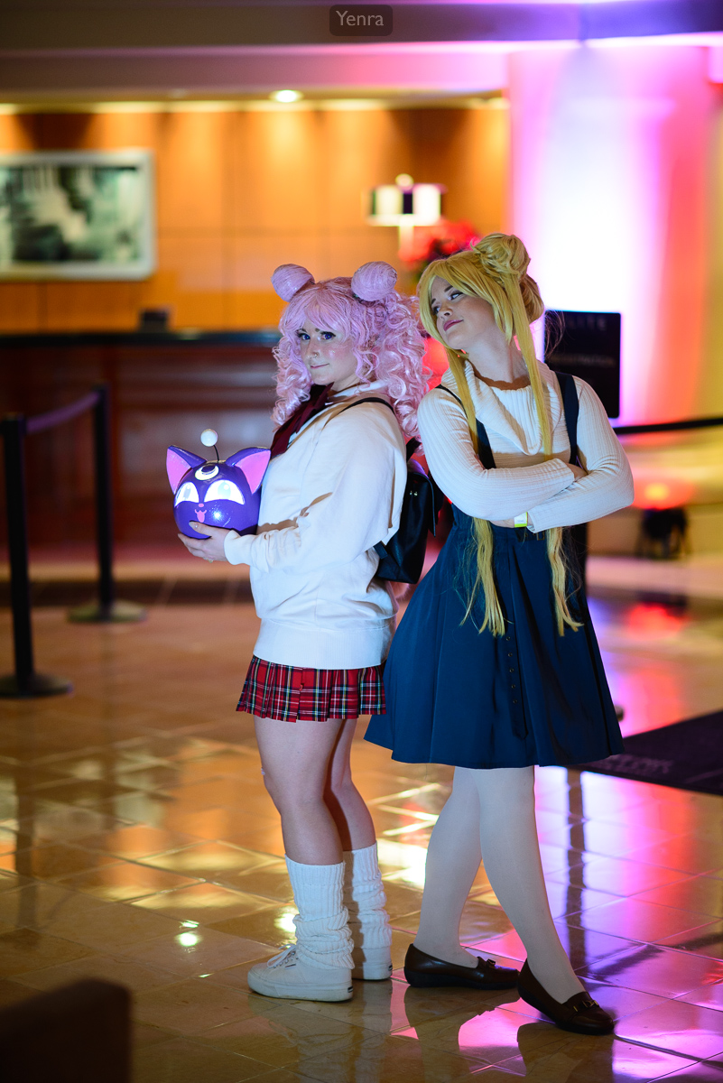 Chibi and Sailor Moon