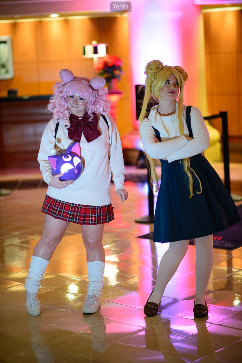 Chibi and Sailor Moon