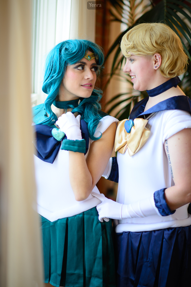 Sailor Neptune and Sailor Uranus
