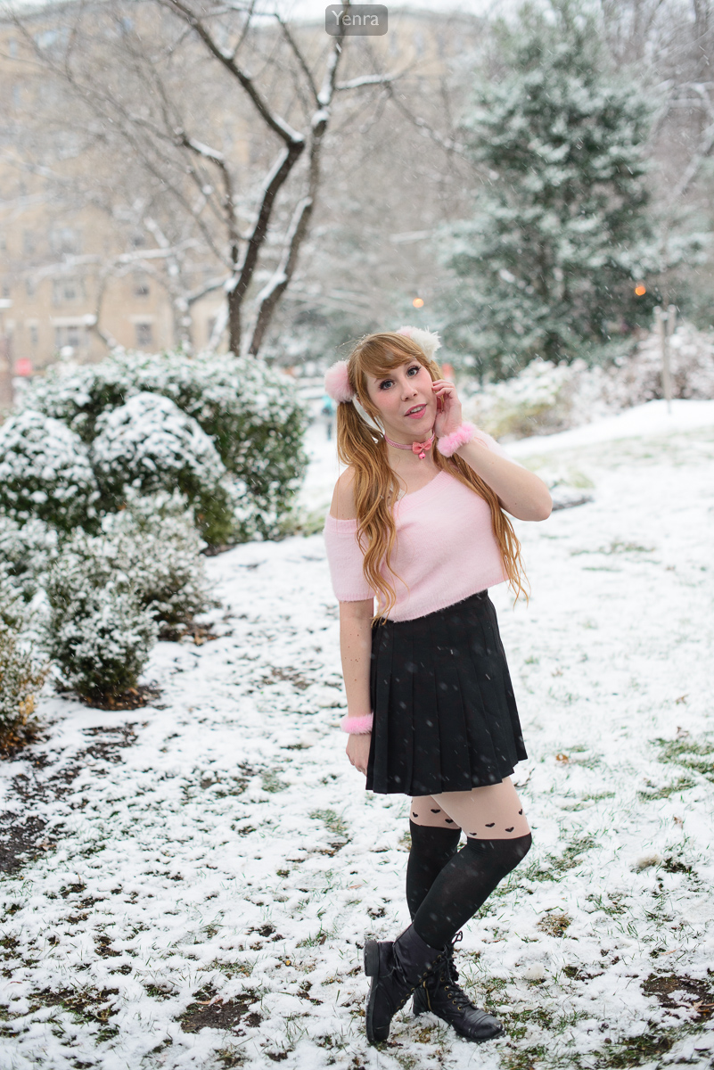 Jenni Bon in the Snow
