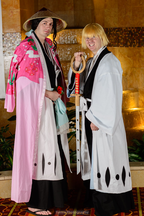 Captains Shunsui Kyoraku and Hirako Shinji of Bleach