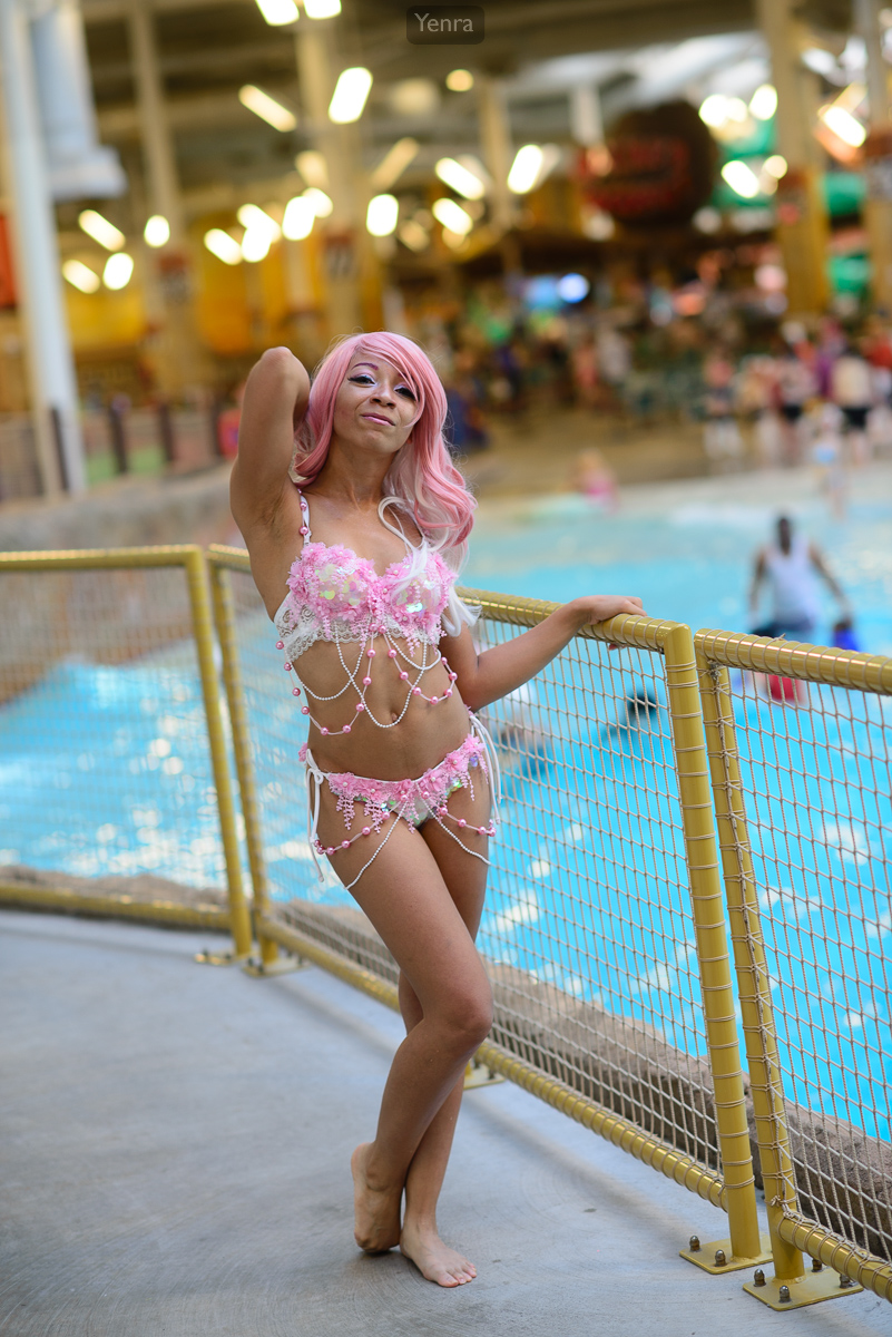 Sparkly Pink Aesthetic Bikini