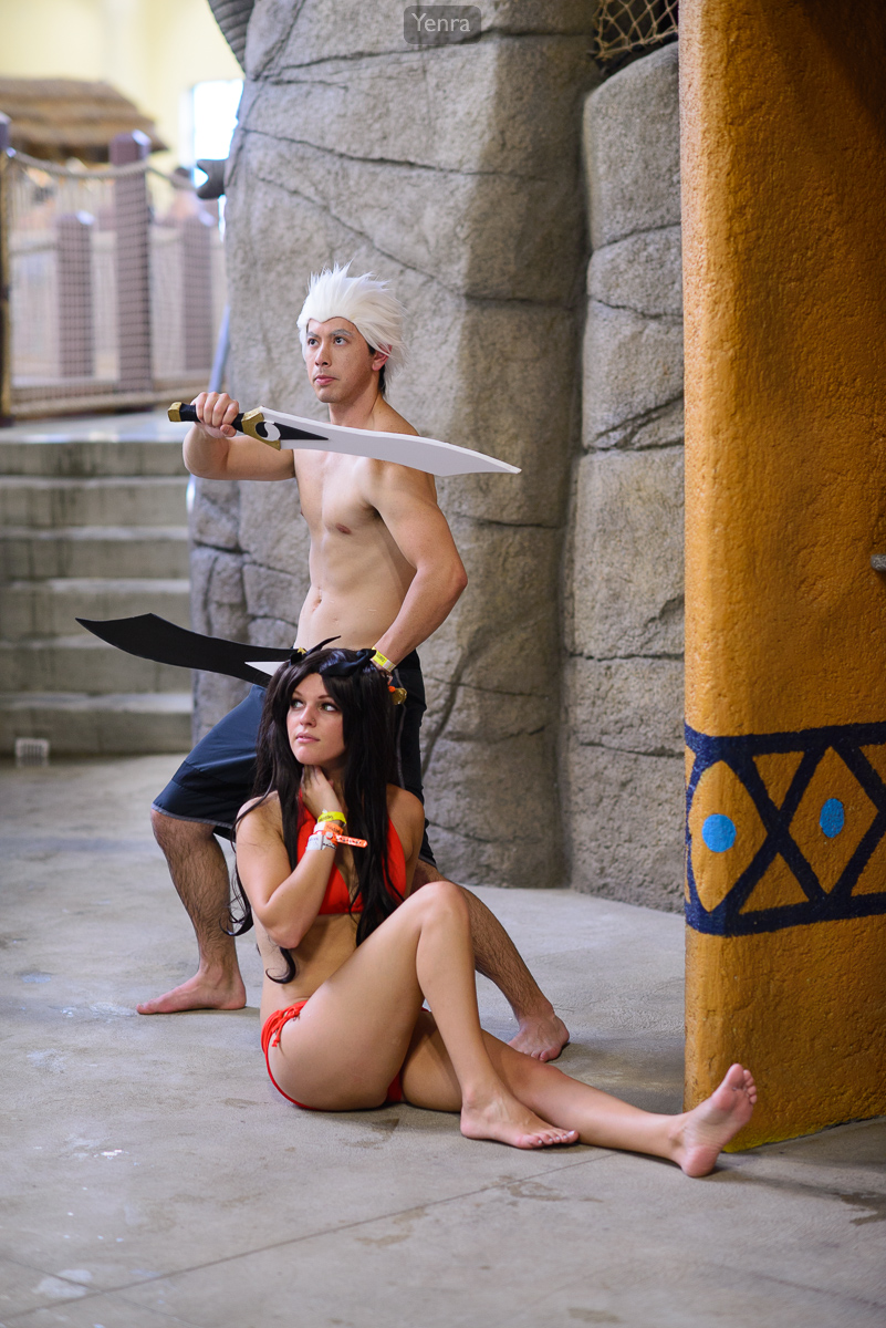 Swimsuit Archer and Rin, Fate Stay Night