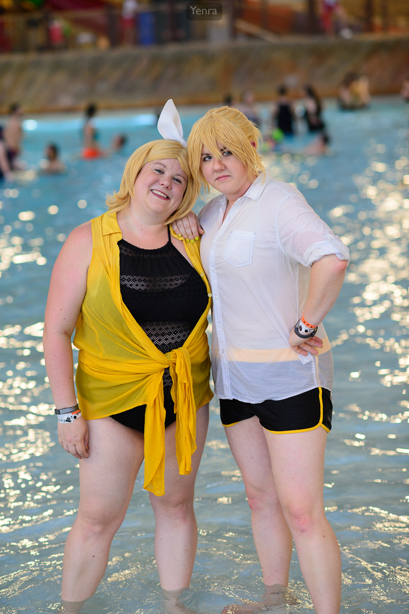 Swimsuit Vocaloid Kagamine Rin and Len