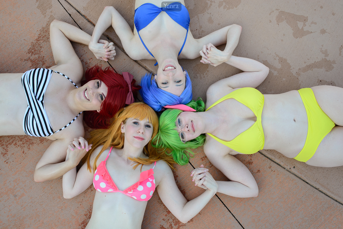 AKB0048 Swimsuit Cosplays